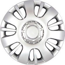 Sjs Jant Kapak 4 Lü Set 16 İnç Çatlamaz, Kırılmaz, Esnek, Dayanıklı Citroen C2