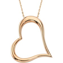 Altınsepeti Altın Rose Gold Kalp Kolye As987Klr2