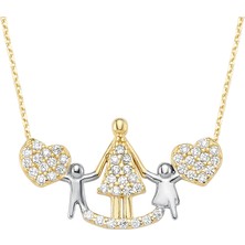 Altınsepeti Anne Çocuklar Altın Kolye As1081Kl