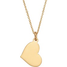 Altınsepeti Rose Altın Taşsız Minik Kalp Kolye As1231Klr2