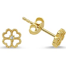 Altınsepeti Altın Yonca Küpe As167Kpr1