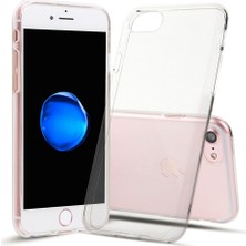 Case 4U Apple iPhone SE 2022 / SE 2020 / iPhone 8 / iPhone 7 Kılıf Ultra İnce Silikon Şeffaf