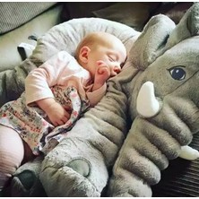 Momz Uyku Arkadaşım Fil Peluş Yastık Sleeping Mate Elephant 60Cm