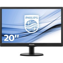 Philips 203V5LSB26/10 19.5" 5ms (Analog) Led Monitör