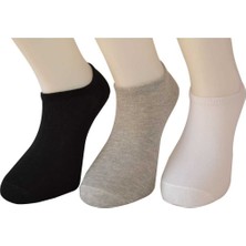 Elif Çamaşır Ekonomik Kadın Patik Çorap Gri