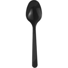 Kikajoy Plastik Kaşık Siyah