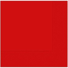 Kikajoy Roll-Up Kağıt Peçete Kırmızı - 20 adet