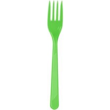 Kikajoy Plastik Çatal Yeşil - 25 adet