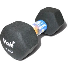 Voit Altıgen Neopren Dumbell (Dambıl) 8 Kg