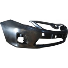 TOYOTA COROLLA- E150- 10/13 ÖN TAMPON SİYAH IZGARASIZ/ÇEKİ/SİS/DELİKLİ (FAR YIKAMA DELİKSİZ)