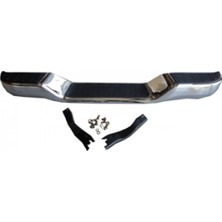 MAZDA B2500- PICK UP- 97/00 ARKA TAMPON NİKELAJLI (ALTI OVAL)(BAĞLANTI BRAKETLERİ İLE)