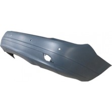 MERCEDES C CLASS- W204- 07/11 ARKA TAMPON ASTARLI GRİ SENSÖR/ÇEKİ DEMİRİ KAPAĞI DELİKLİ