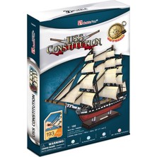 Cubic Fun 3D Puzzle 193 Parça Uss Constitution Gemisi