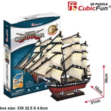 Cubic Fun 3D Puzzle 193 Parça Uss Constitution Gemisi