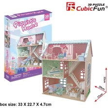 Cubic Fun 3D Puzzle 105 Parça Piyanistin Evi