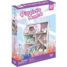 Cubic Fun 3D Puzzle 105 Parça Piyanistin Evi