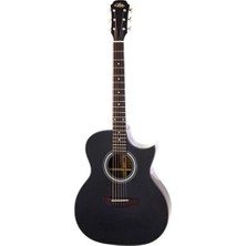 Aria 201Cebk Elektro Akustik Gitar Cutaway