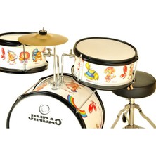 Jinbao Jbj1047 Çocuk Davulu (Zil Ve Tabureli)