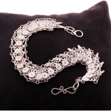 Sümer Telkari Tasarım Telkari Gümüş Bileklik 1222