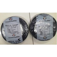Öznur 2,5 Mm Nya Kablo Tek Damar Siyah
