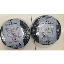Öznur 2,5 Mm Nya Kablo Tek Damar Siyah