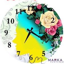 Markakanvas Ahşap Duvar Saati