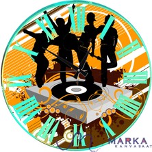 Markakanvas Ahşap Duvar Saati