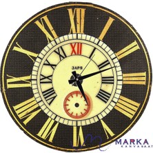 Markakanvas Ahşap Duvar Saati