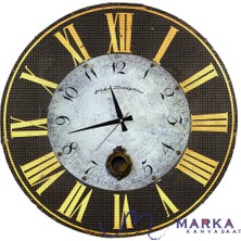 Markakanvas Ahşap Duvar Saati