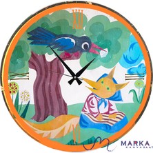 Markakanvas Ahşap Duvar Saati