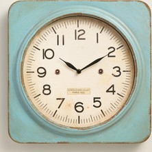 Markakanvas Ahşap Kare Duvar Saati