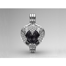 İstiridye İnci Kelebek  Kolye Seti (8-9 Mm Tahiti A Kalite)