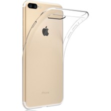 Case 4U Apple iPhone 7 Plus-8 Plus Kılıf Ultra İnce Silikon Şeffaf