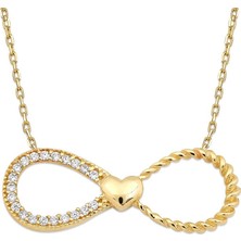 AltınSepeti Zirkon Taşlı Sonsuzluk Kolye AS793KL