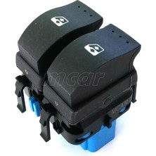 Wolcar Renault Scenic 2 Sol Ön Çiftli Mavi Cam Açma Anahtarı