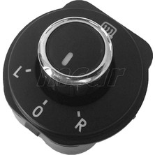 Wolcar Volkswagen Polo 2011 - 2013 Ayna Ayar Anahtarı Krom