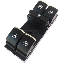 Wolcar Volkswasgen Passat B6 Sol Dörtlü Krom Cam Açma Anahtarı