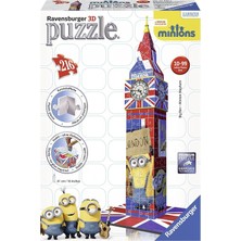 Ravensburger 3 Boyutlu Plastik Puzzle Big Ben Minions-125890