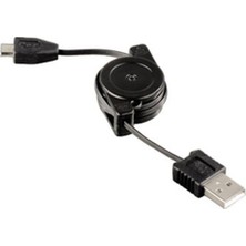 Hama USB 2.0 A Fiş - Mini B Fiş Transparan 0.75m