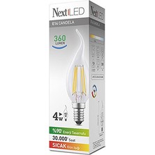 NextLED (Next&NextStar) E14 4W Kuyruklu Gün Işığı Led Ampul