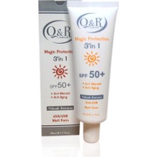 Q&R Güneş Kremi 3İn1- 50Ml