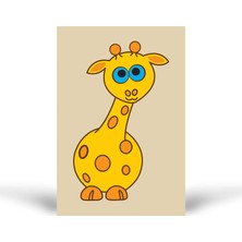 Zürafa Tuz Boyama KB-045