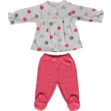 Bebetto Kız Bebek Penye Mini Pijama Takımı