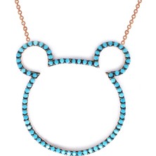 Altınsepeti Gümüş Altın Kaplama Ayıcık Kolye G458Kl