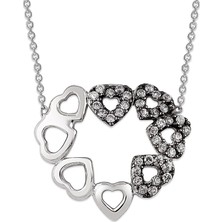 Altınsepeti Kalp Motifli Gümüş Kolye G338Kl