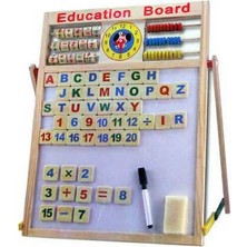 Universal Blackboard Çift Taraflı Yazı Tahtası Büyük Boy 64 Cm Mıknatıslı Education Board