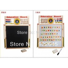 Universal Blackboard Çift Taraflı Yazı Tahtası Büyük Boy 64 Cm Mıknatıslı Education Board