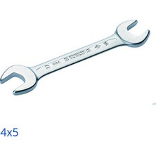 İzeltaş Çatal İki Ağız Anahtar Kısa Boy 04X05