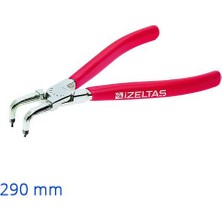 İzeltaş İç Segman Pense Yaysiz Eğri 290 Mm