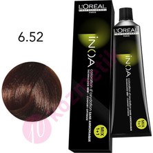 L'Oréal Professionnel İnoa Amonyaksız Saç Boyası No: 6.52 60Ml.